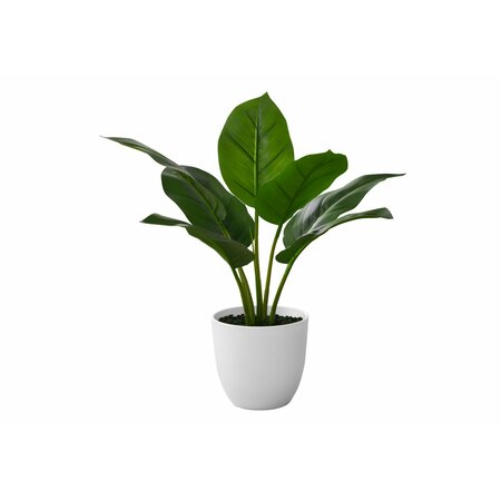 MONARCH SPECIALTIES Artificial Plant 17" Tall Aureum Indoor, Faux, Fake, Table, Greenery, Potted, Real Touch, Decorative I 9502